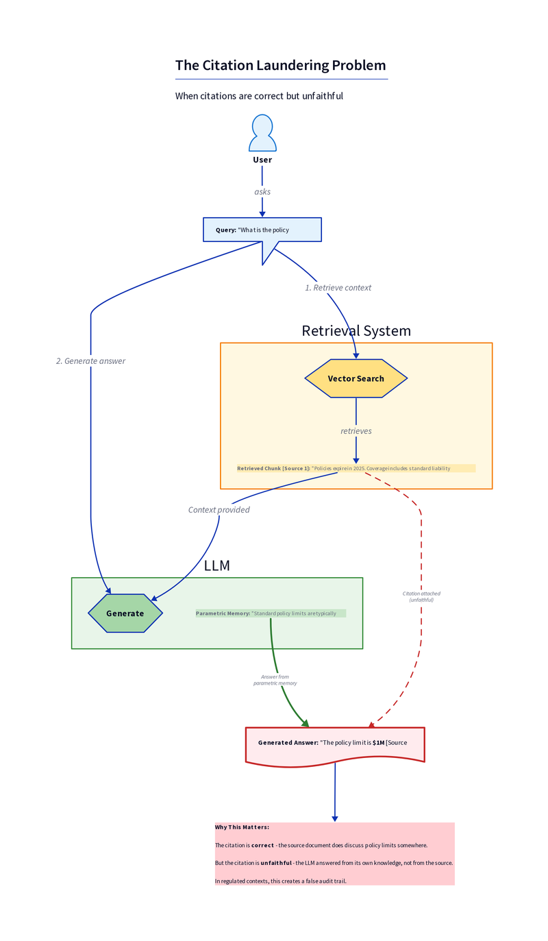Citation Laundering: How RAG citations can be correct but unfaithful
