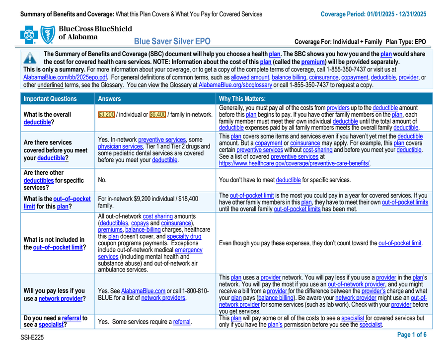 Evidence on the source page